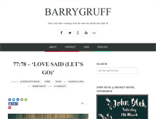 Tablet Screenshot of barrygruff.com